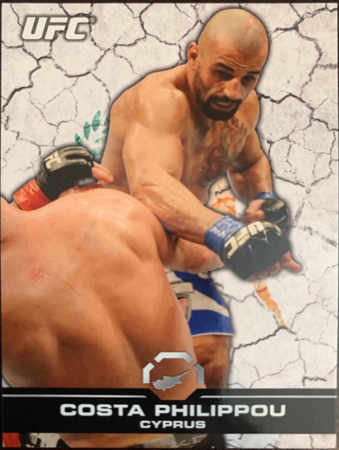 Costas Philippou 2013 Topps UFC Bloodlines Base #56 Flag