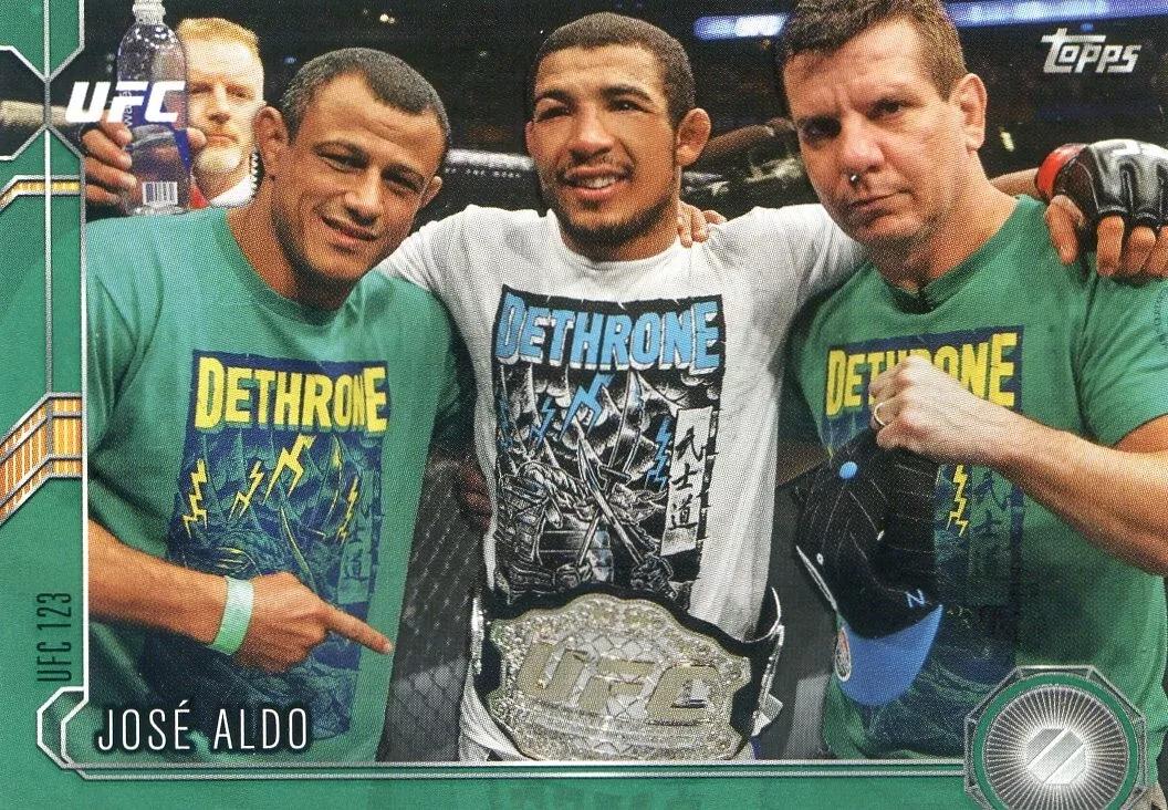 José Aldo 2015 Topps UFC Chronicles Base #110 Green