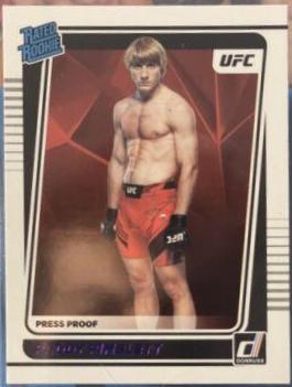 Paddy Pimblett 2022 Panini Donruss UFC Base #207 Press Proof Purple