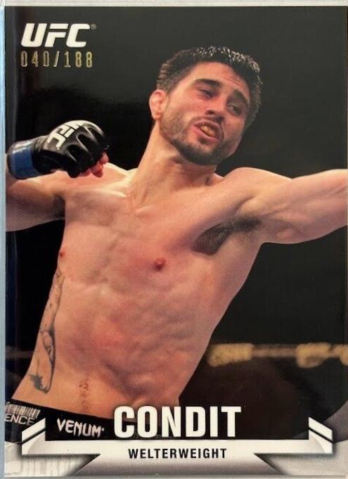 Carlos Condit 2013 Topps UFC Knockout Base #64 Gold