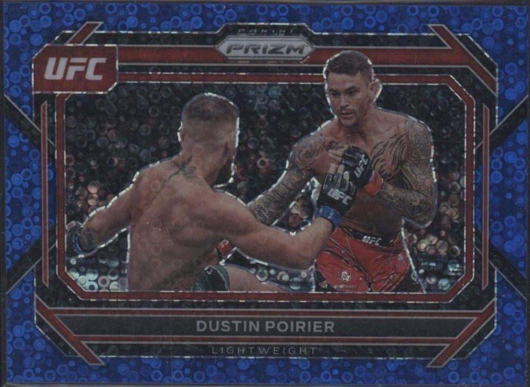 Dustin Poirier 2023 Panini Prizm Under Card UFC Base #2 Blue