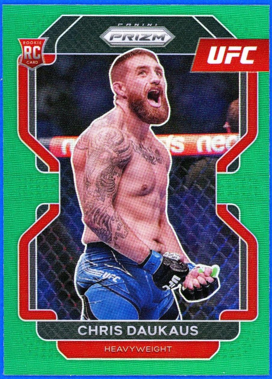 Chris Daukaus 2022 Panini Prizm UFC Base #199 Green