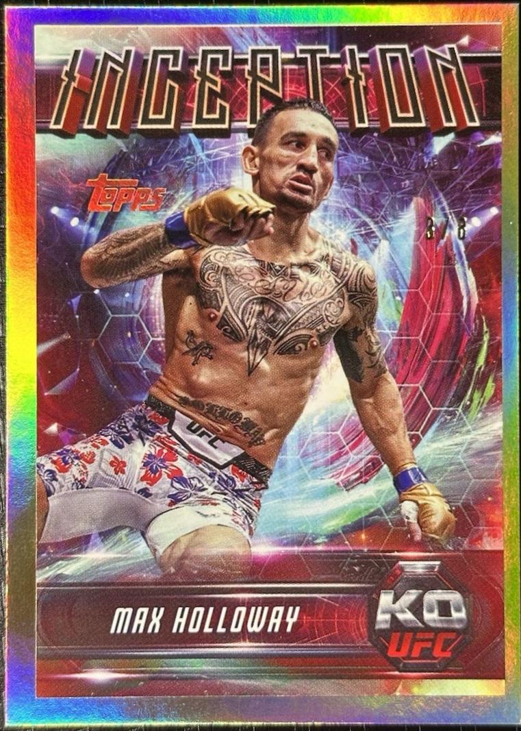Max Holloway 2025 Topps Knockout UFC Inception #IN-71 Gold