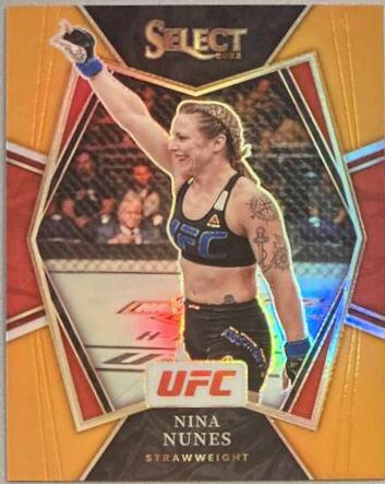 Nina Nunes 2022 Panini Select UFC Premier Level #116 Orange
