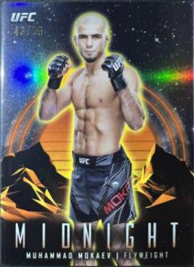 Muhammad Mokaev 2024 Topps Midnight UFC Base #70 Dusk