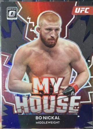 Bo Nickal 2023 Panini Donruss Optic UFC My House #20 Purple
