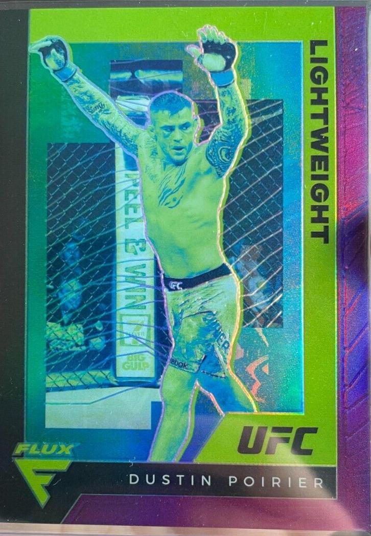 Dustin Poirier 2021 Panini Chronicles UFC Base Flux #252 Purple