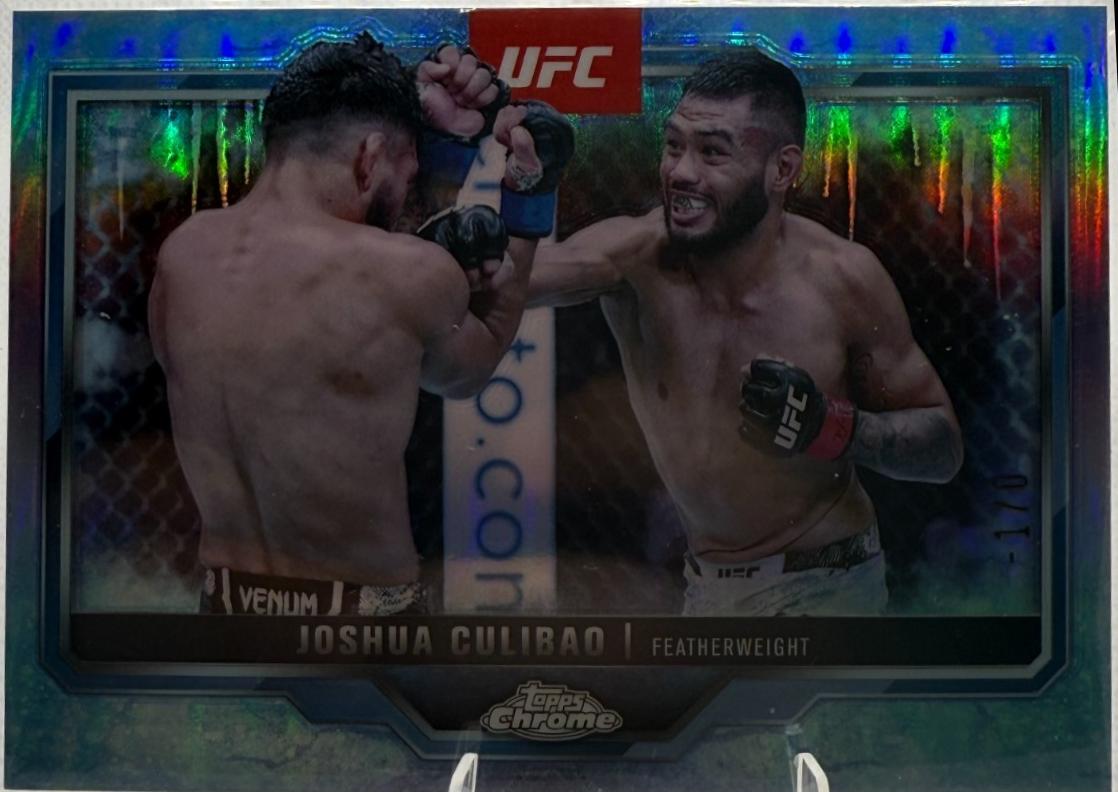 Joshua Culibao 2025 Topps Chrome UFC Base #73 FrozenFractor