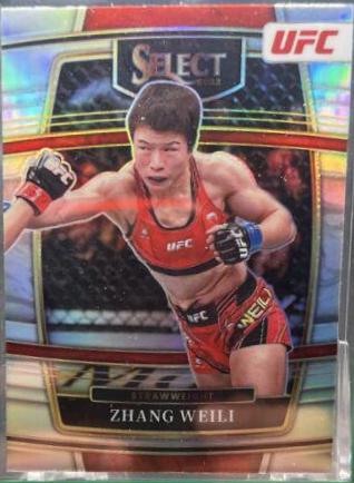 Zhang Weili 2022 Panini Select UFC Concourse #9 Silver