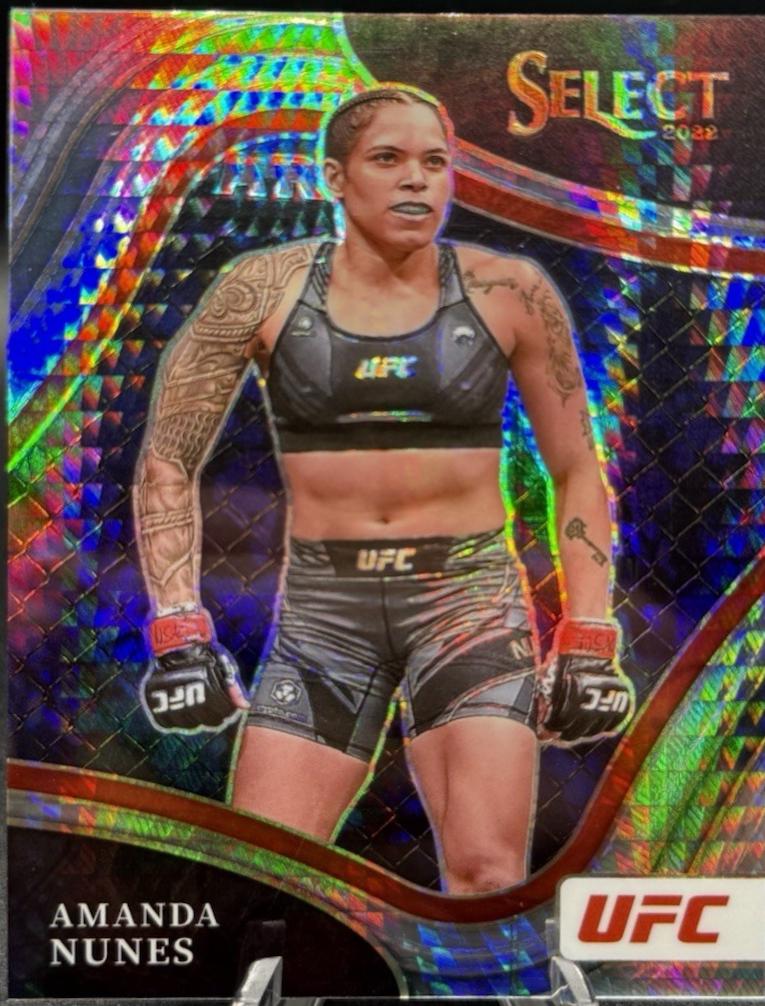 Amanda Nunes 2022 Panini Select UFC Octagonside #271 Lucky Envelopes