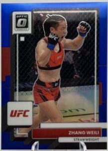 Zhang Weili 2023 Panini Donruss Optic UFC Base #87 Blue
