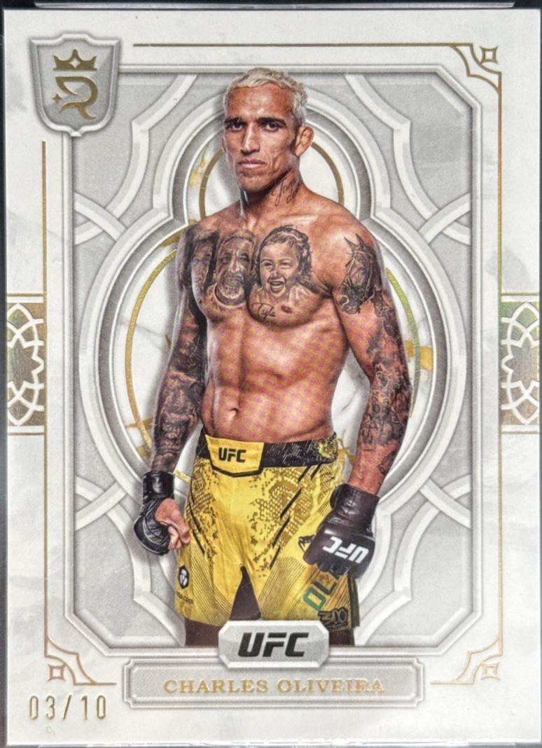 Charles Oliveira 2024 Topps Royalty UFC Base #87 Gold