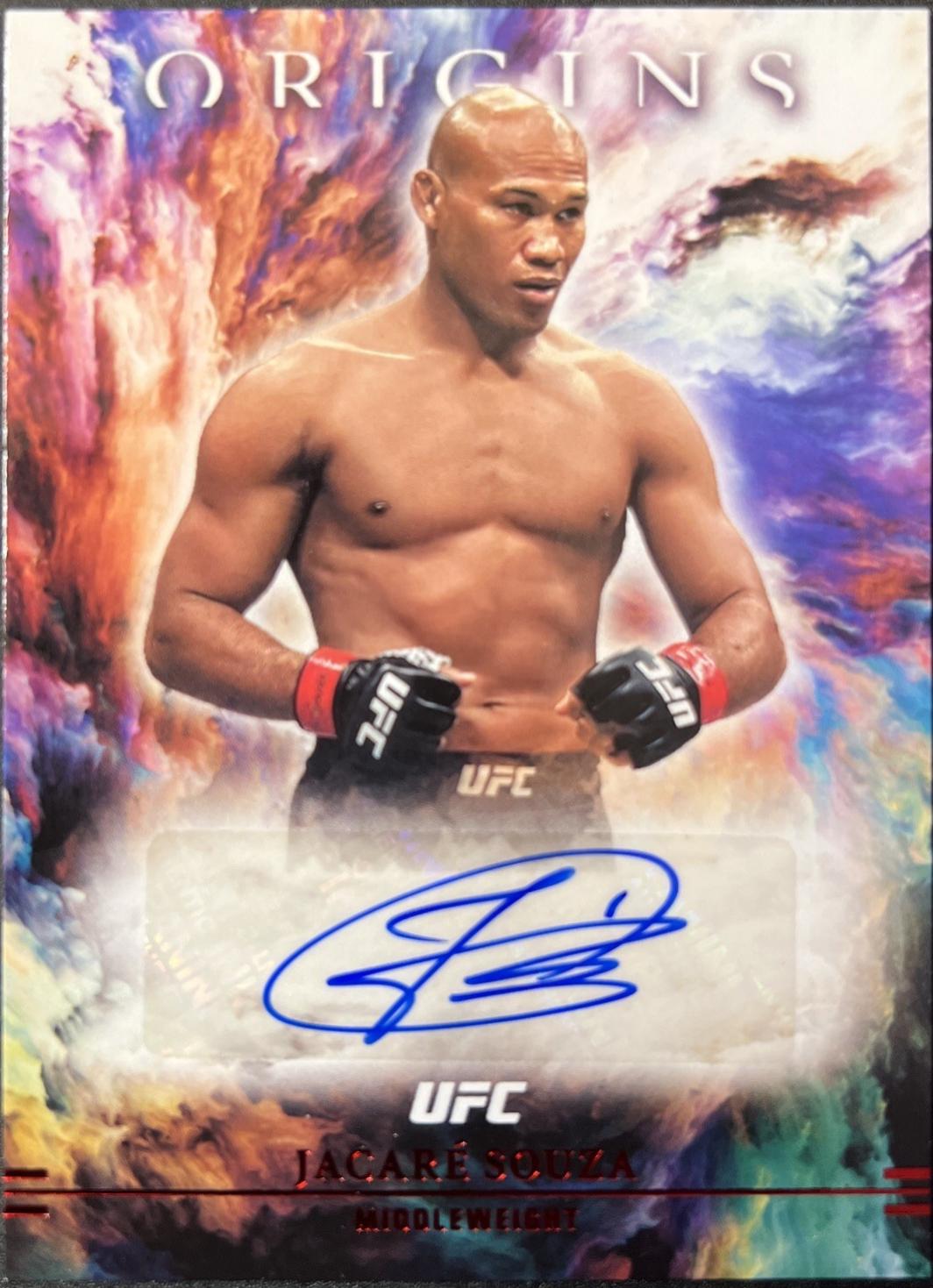 Ronaldo Souza 2021 Panini Chronicles UFC Origins Autographs #33 Red