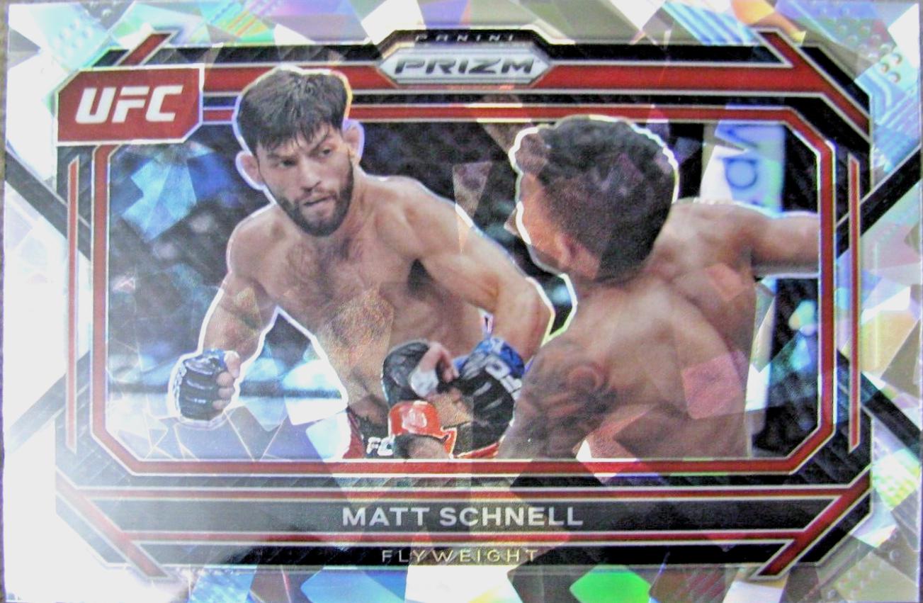 Matt Schnell 2023 Panini Prizm UFC Base #57 Ice
