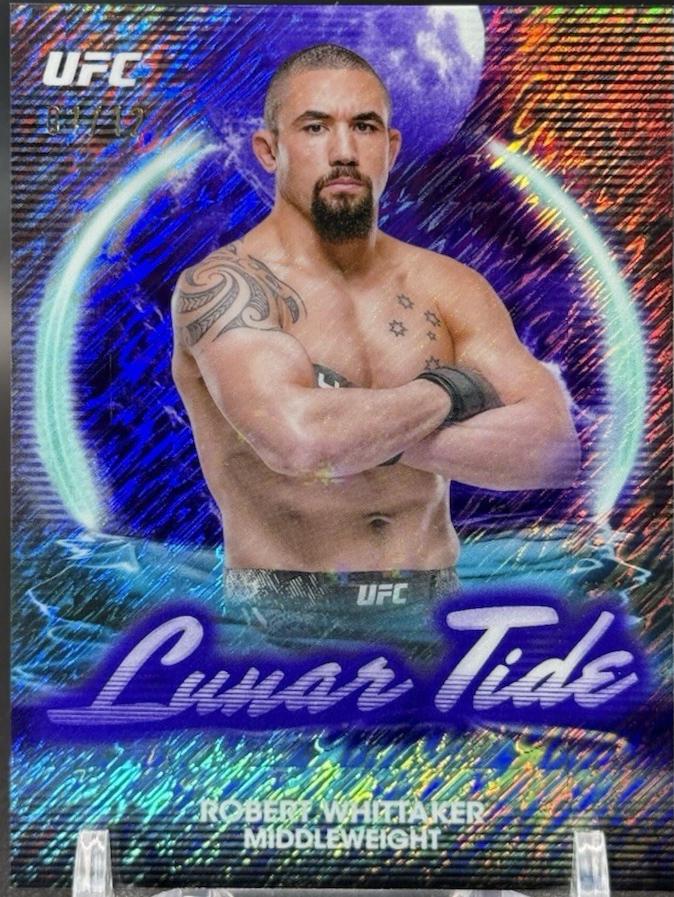 Robert Whittaker 2025 Topps Midnight UFC Lunar Tide #LT-18 Midnight