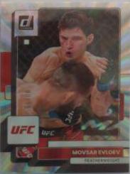 Movsar Evloev 2023 Panini Donruss UFC Base #17 Laser