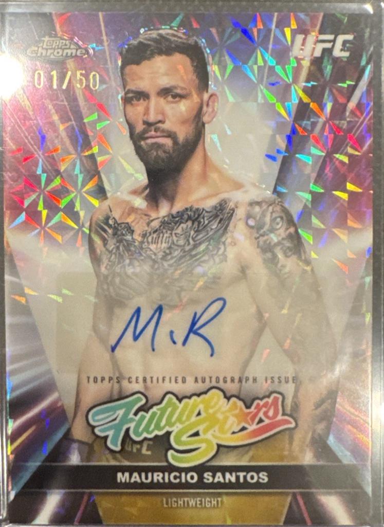 Mauricio Ruffy 2026 Topps Chrome UFC Future Stars Autographs #FSA-MS Gold Refractor