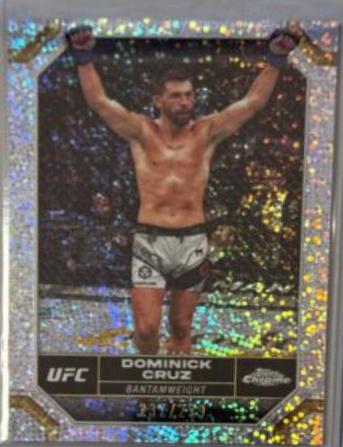 Dominick Cruz 2024 Topps Chrome UFC Base #60 Speckle Refractor