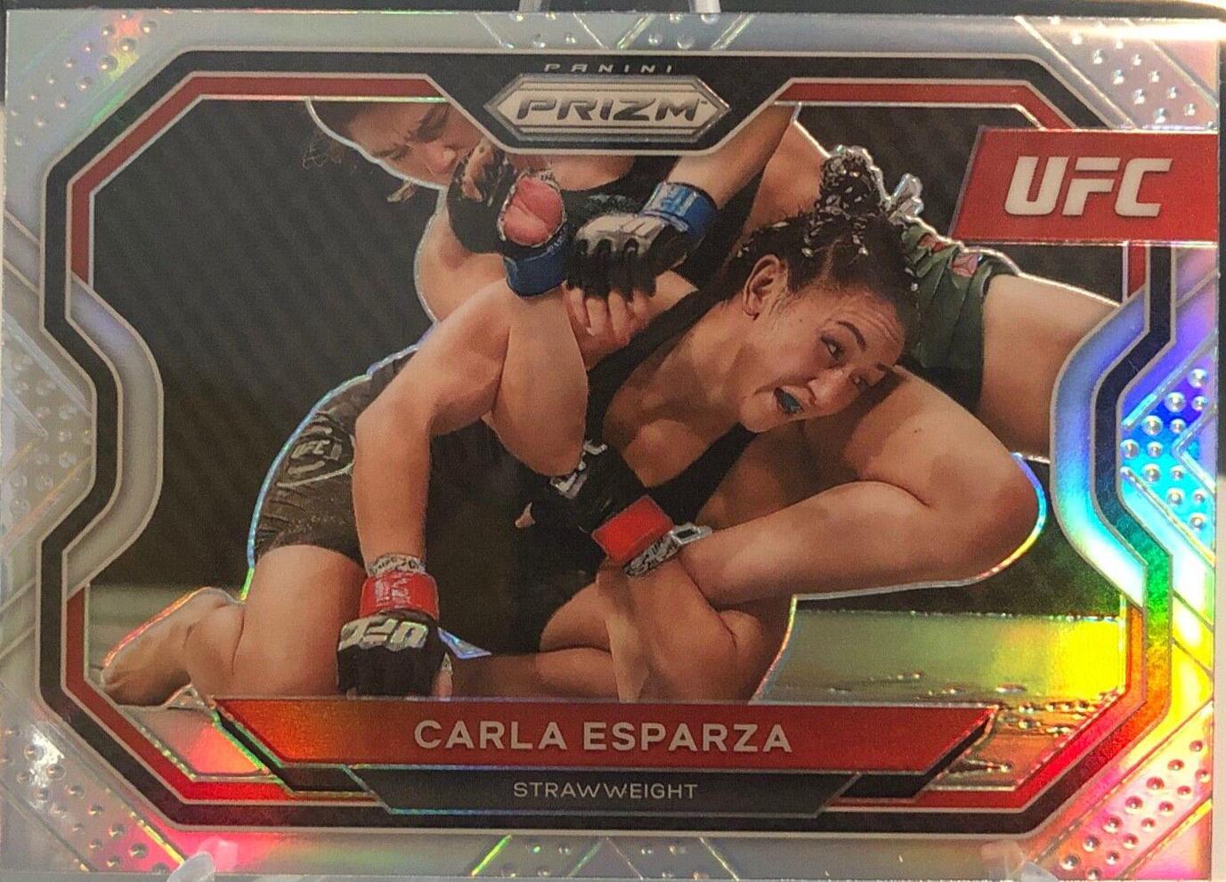 Carla Esparza 2021 Panini Prizm UFC Base #154 Silver