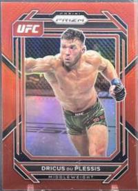 Dricus Du Plessis 2023 Panini Prizm UFC Base #195 Red