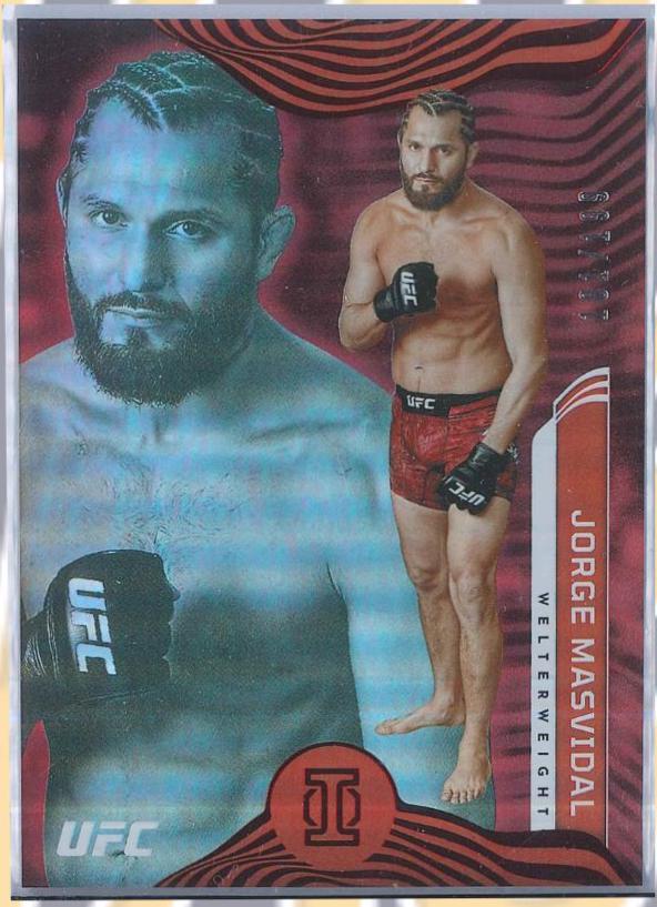 Jorge Masvidal 2022 Panini Chronicles UFC Base Illusions #264 Green
