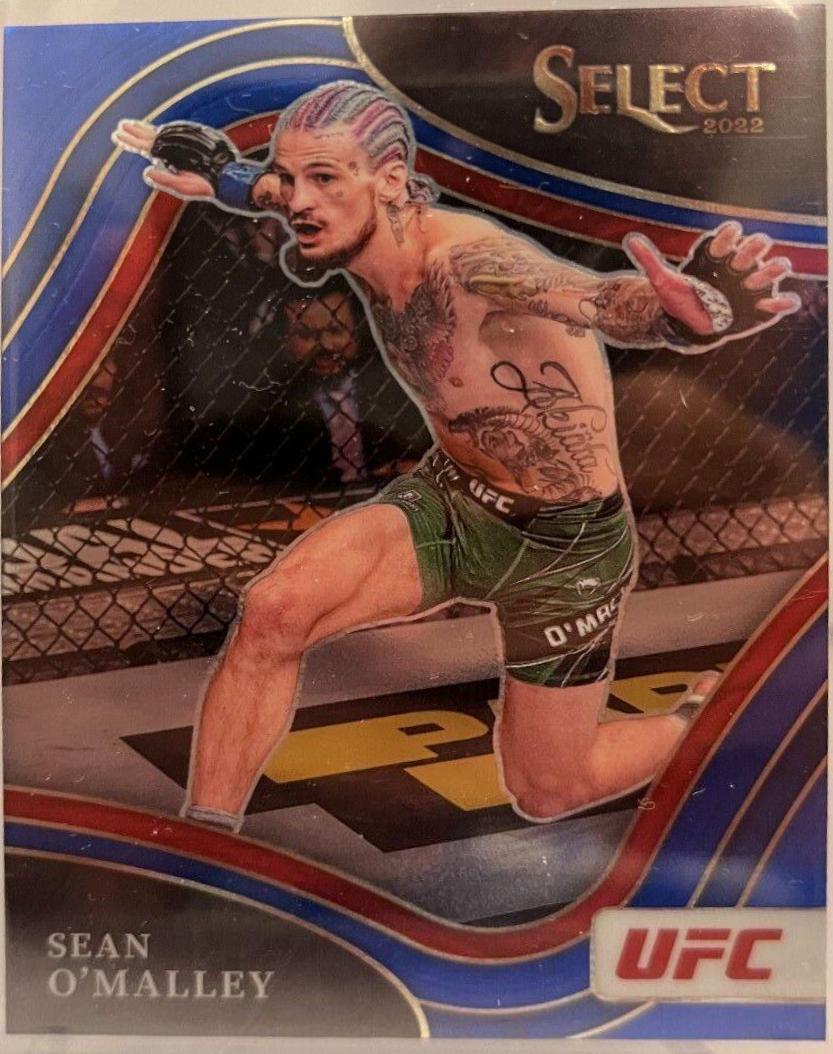 Sean O'Malley 2022 Panini Select UFC Octagonside #287 Blue Prizm