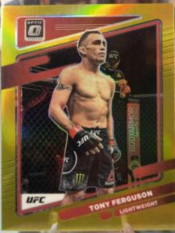 Tony Ferguson 2022 Panini Donruss Optic UFC Base #49 Gold