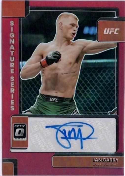 Ian Machado Garry 2023 Panini Donruss Optic UFC Signature Series #35 Gold Vinyl