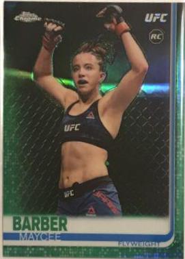 Maycee Barber 2019 Topps Chrome UFC Base #56 Green