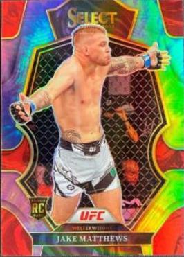 Jake Matthews 2023 Panini Select UFC Premier Level #114 Tie Dye