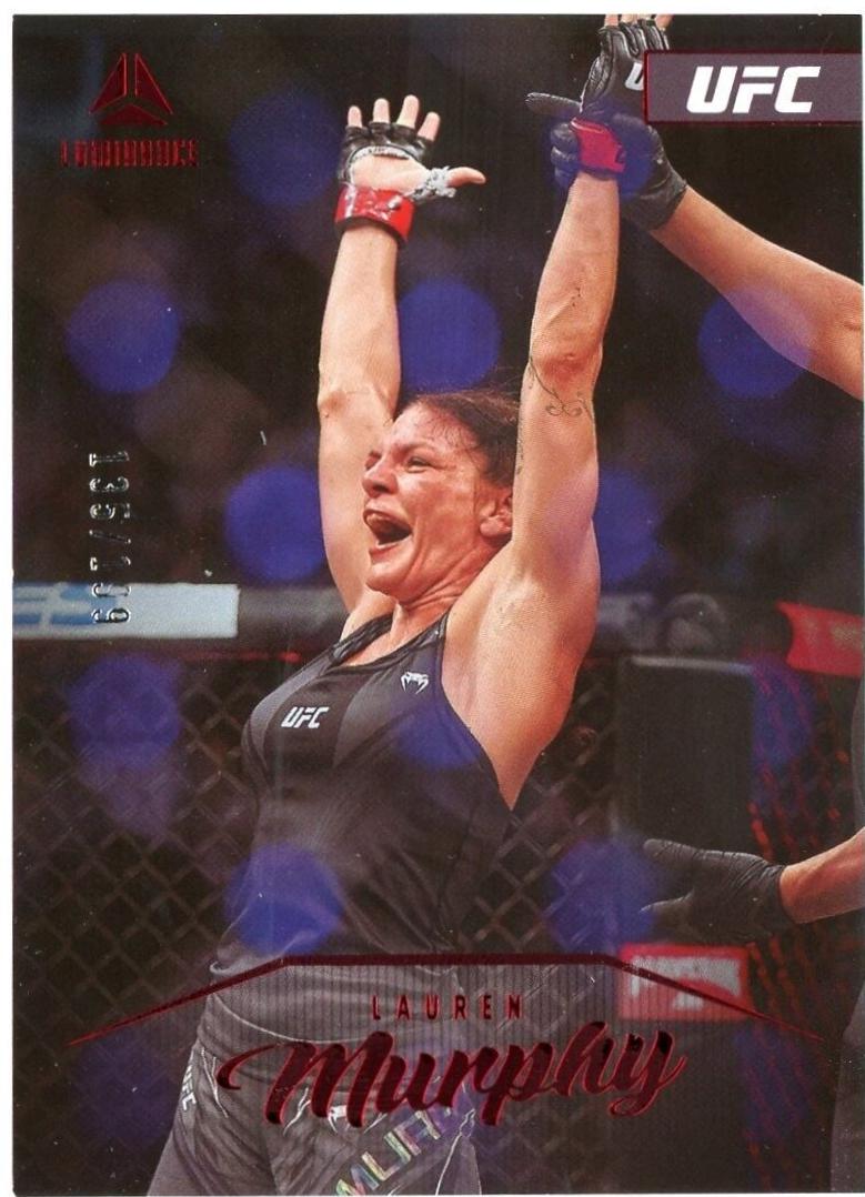 Lauren Murphy 2023 Panini Chronicles UFC Base Luminance #153 Red
