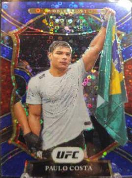 Paulo Costa 2021 Panini Select UFC Octagonside #232 Blue Disco