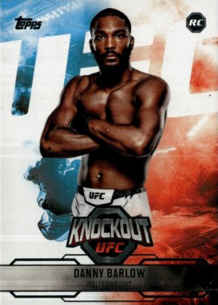 Danny Barlow 2025 Topps Knockout UFC Base #95 Platinum