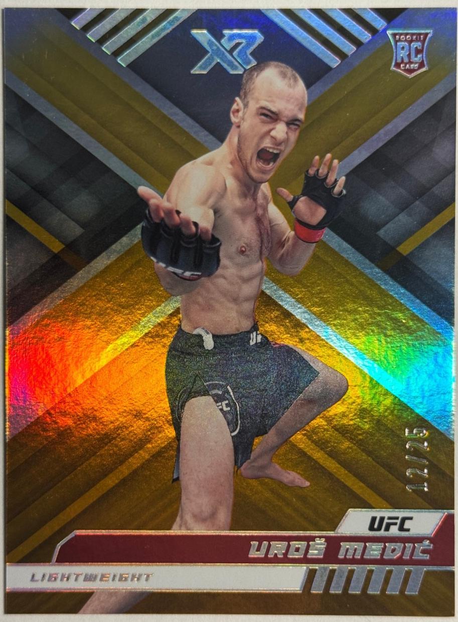 Uros Medic 2023 Panini Chronicles UFC Base XR #289 Orange