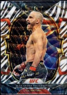Alexander Volkanovski 2023 Panini Select UFC Concourse #38 Zebra