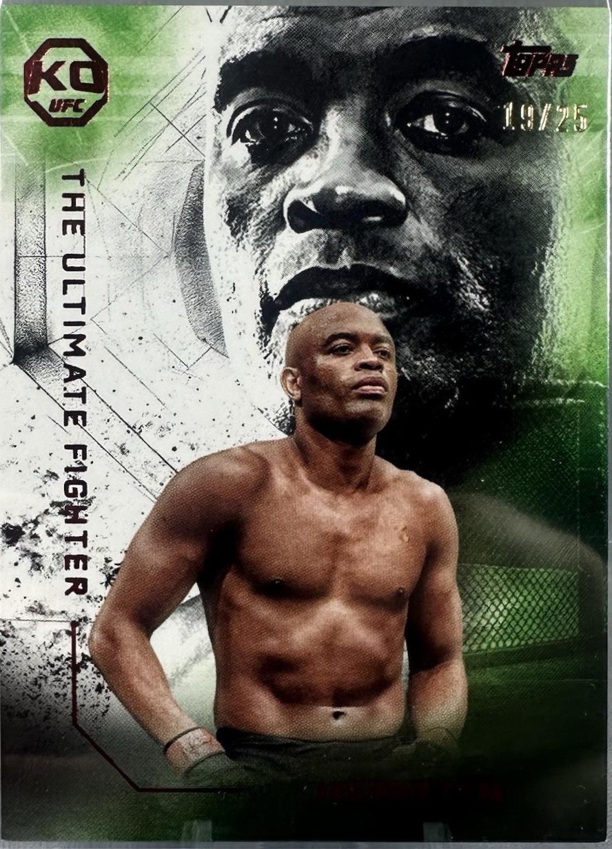 Anderson Silva 2025 Topps Knockout UFC The Ultimate Fighter #UF-16 Red