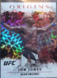 Jon Jones 2021 Panini Chronicles UFC Base Origins #33 Asia Red