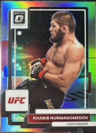 Khabib Nurmagomedov 2023 Panini Donruss Optic UFC Base #40 Holo