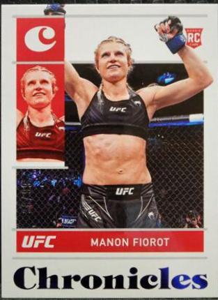 Manon Fiorot 2022 Panini Chronicles UFC Base Chronicles #91 Blue