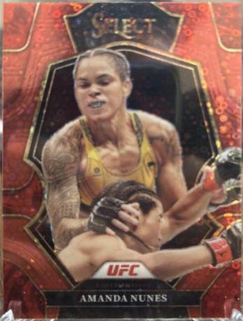 Amanda Nunes 2023 Panini Select UFC Premier Level #138 Red Disco