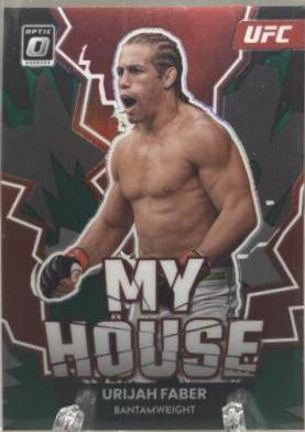 Urijah Faber 2023 Panini Donruss Optic UFC My House #25 Green