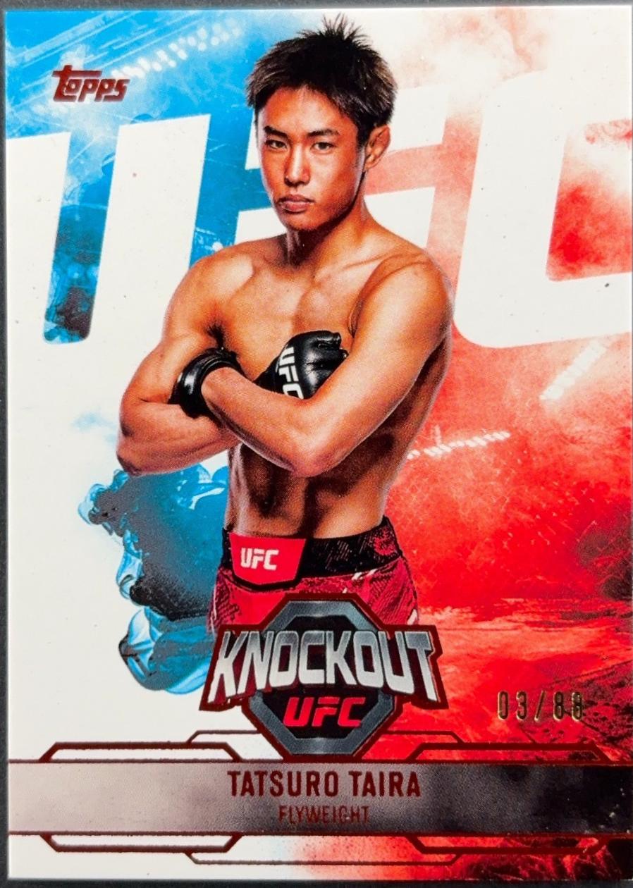 Tatsuro Taira 2025 Topps Knockout UFC Base #97 Orange
