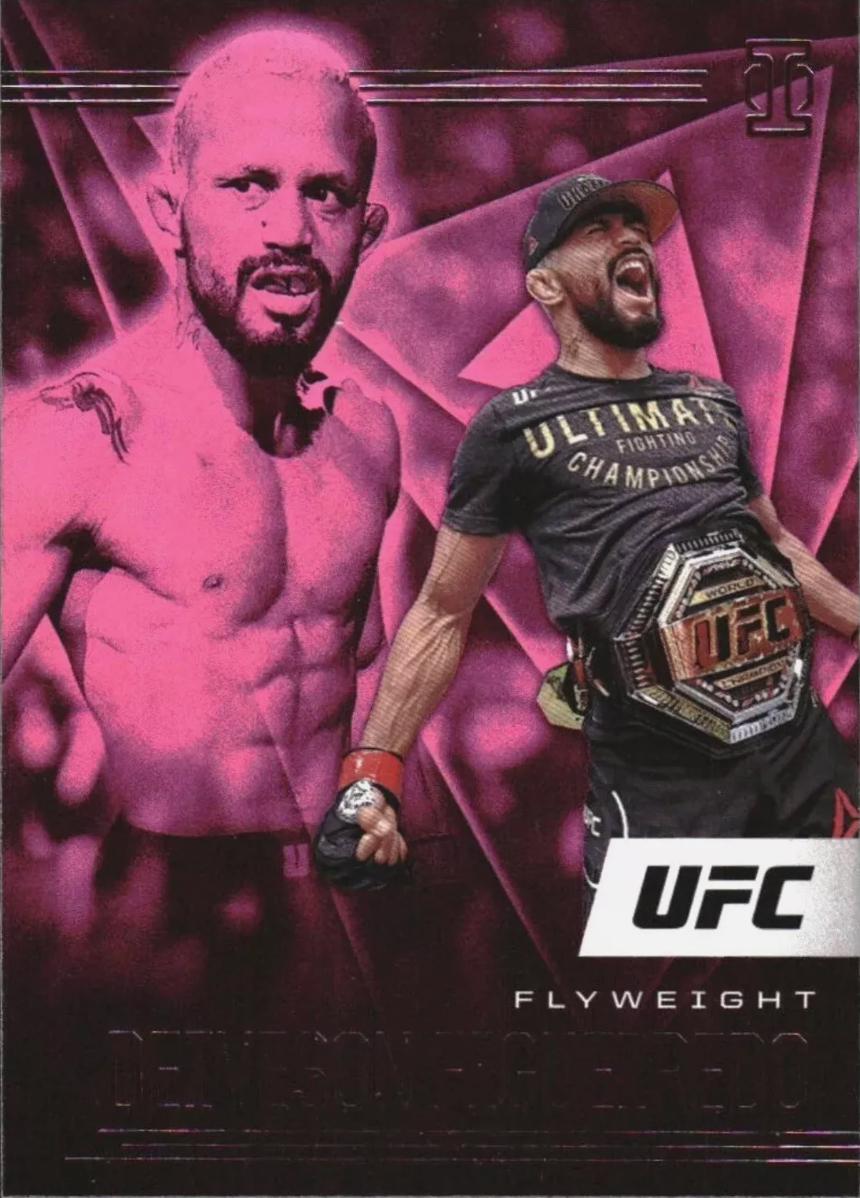 Deiveson Figueiredo 2021 Panini Chronicles UFC Base Illusions #165 Pink