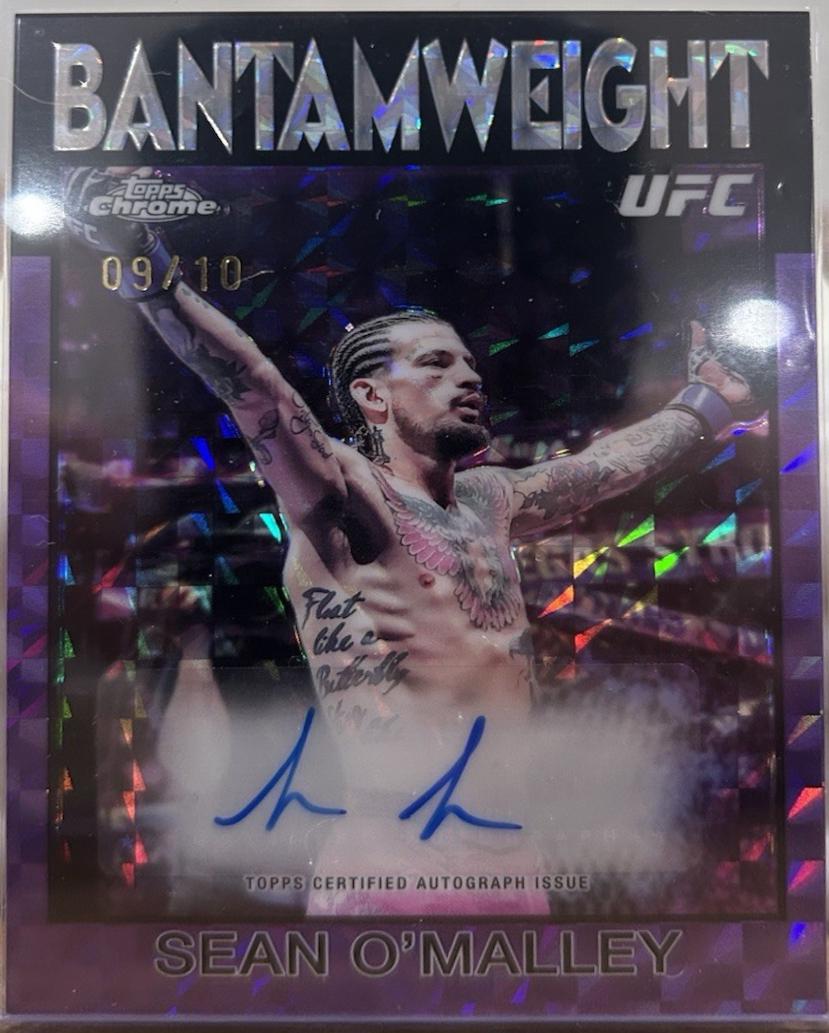 Sean O'Malley 2026 Topps Chrome UFC 1986 Topps Signatures #86S-SO Superfractor