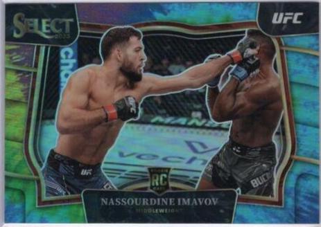 Nassourdine Imavov 2023 Panini Select UFC Octagonside #235 Tie Dye