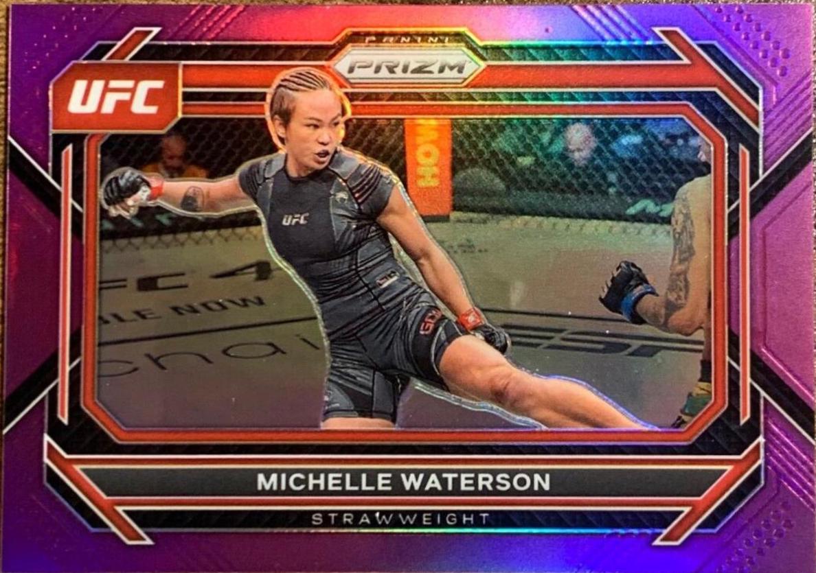 Michelle Waterson-Gomez 2023 Panini Prizm UFC Base #9 Purple