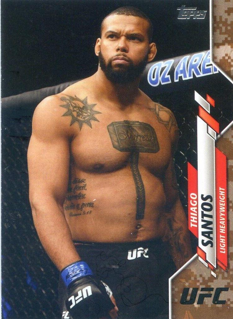Thiago Santos 2020 Topps UFC Base #11 Camo