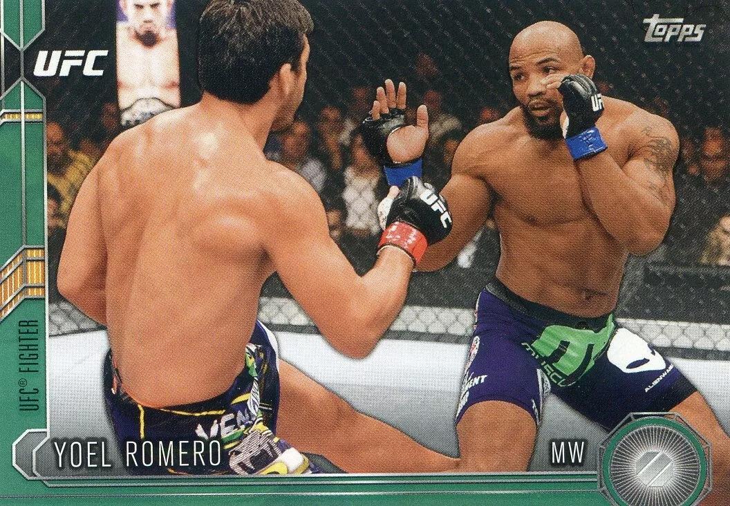 Yoel Romero 2015 Topps UFC Chronicles Base #193 Green