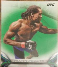 Francis Ngannou 2018 Topps UFC Knockout Base #84 Green