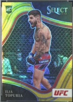 Ilia Topuria 2022 Panini Select UFC Octagonside #262 Gold